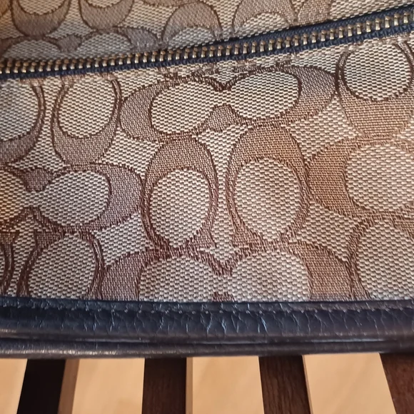 Coach Signature Brown Tote Bag - Picture 9 of 13